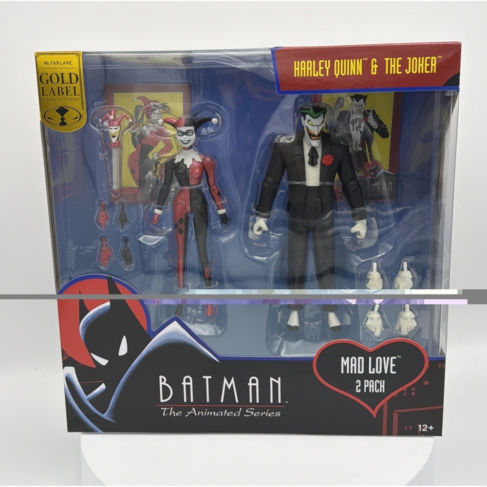McFarlane Batman Animated‎ Harley Quinn Joker Mad Love 2-Pack NIB